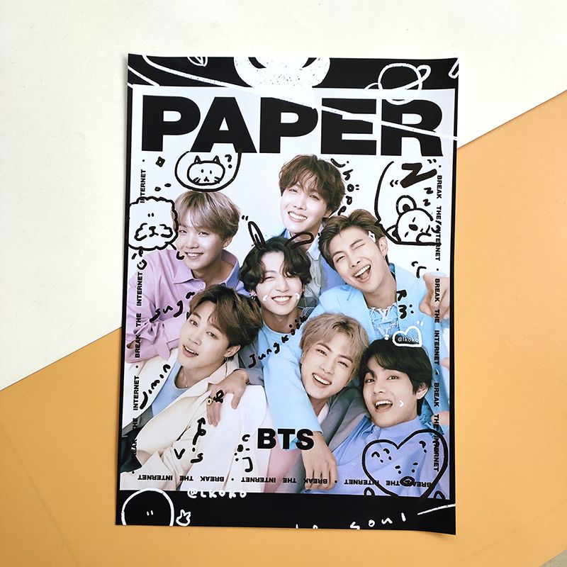 BTS PAPER (A4 POSTER)