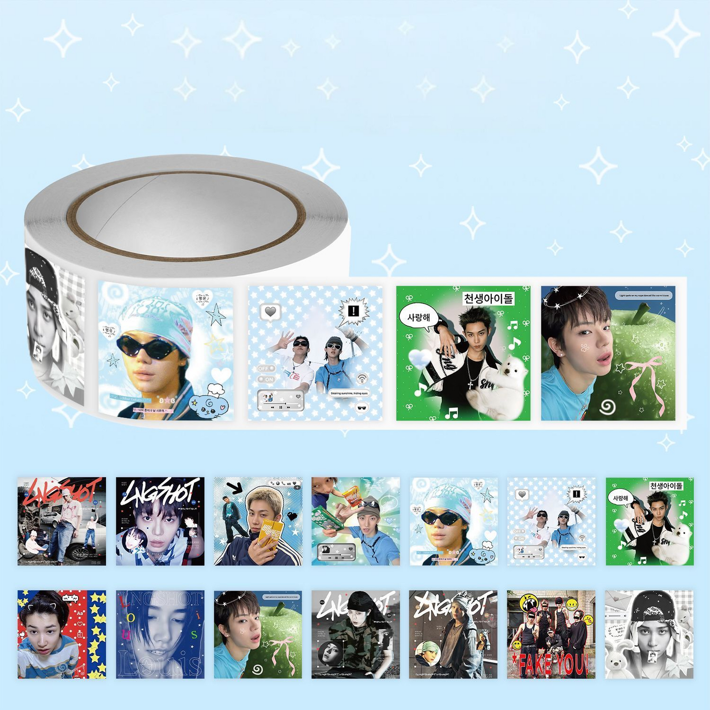 LNGSHOT STICKERS (500 stickers)