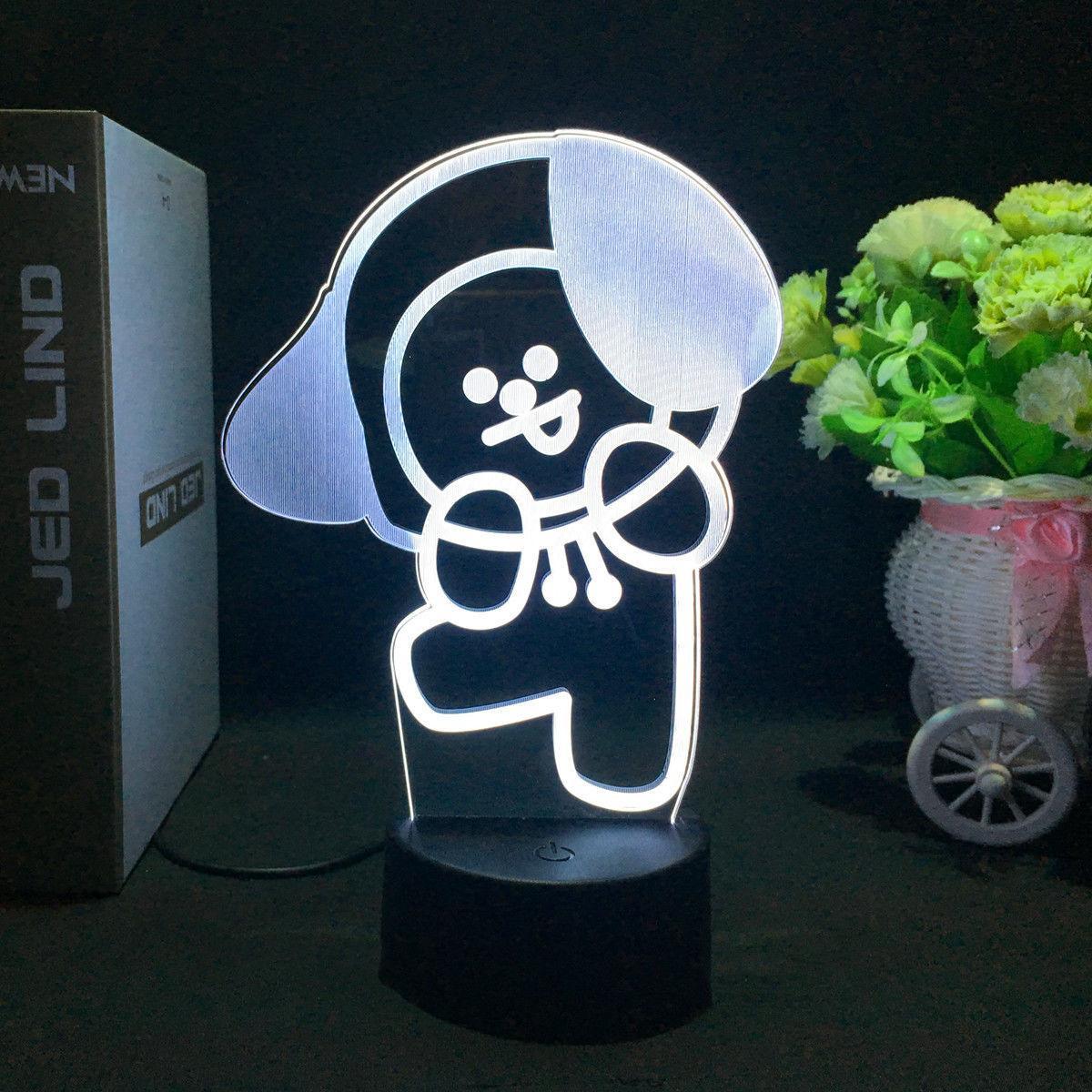 BT21 LAMP LED COLOR CHANGING LIGHT (16 COLORS) WITH REMOTE CONTROL