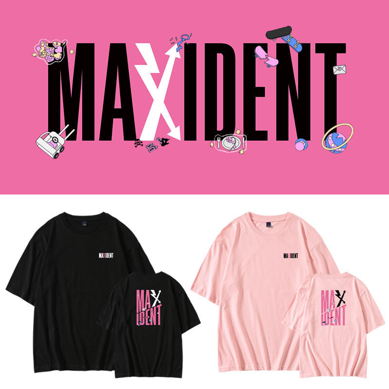 STRAY KIDS MERCH MAXIDENT TSHIRT 100% COTTON