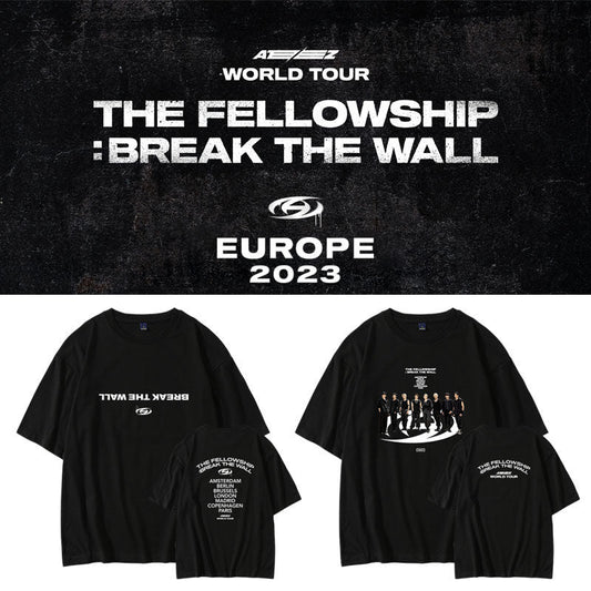 ATEEZ MERCH THE FELLOWSHIP T-SHIRTS: BREAK THE WALL