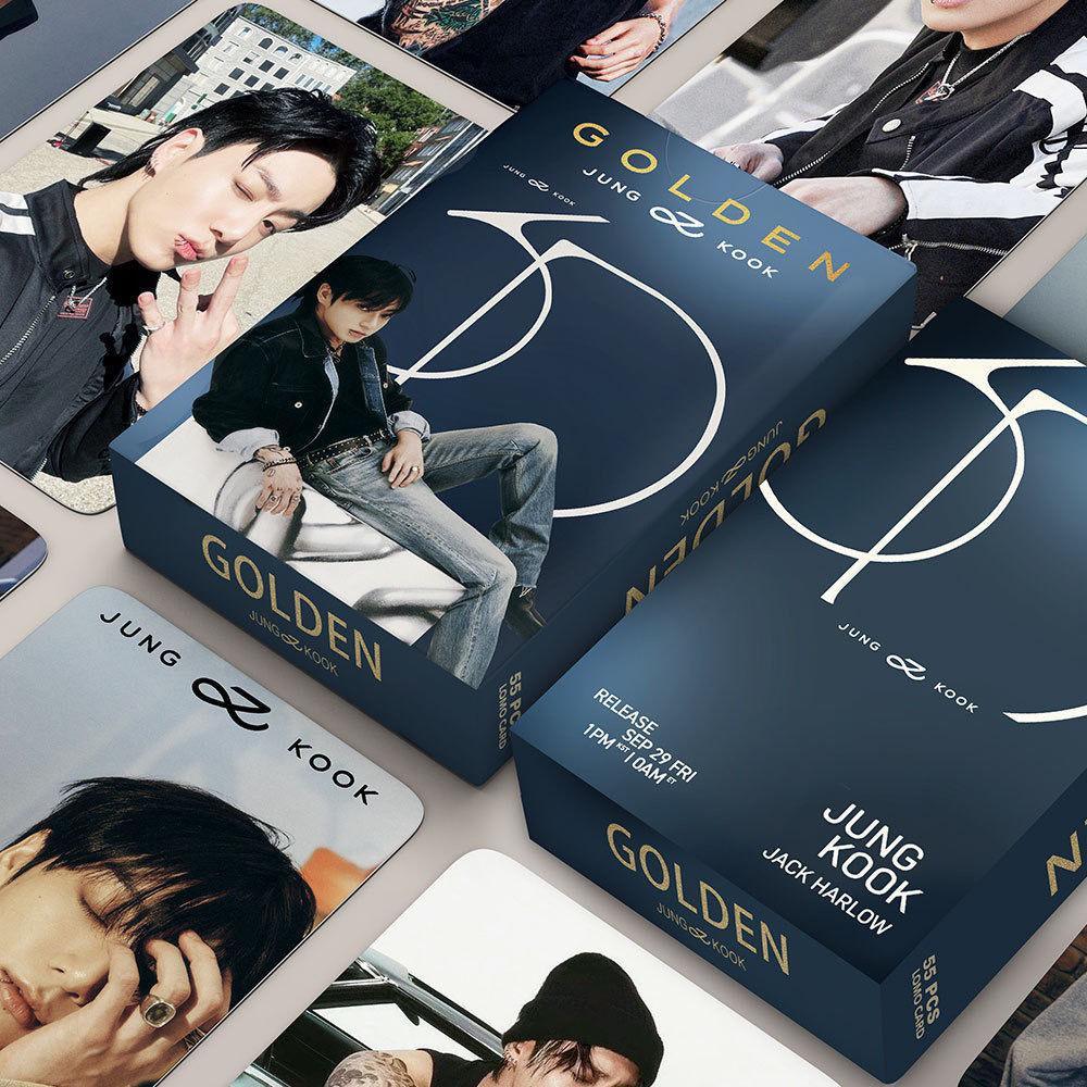 PHOTOCARDS JUNGKOOK GOLDEN 55 PCS