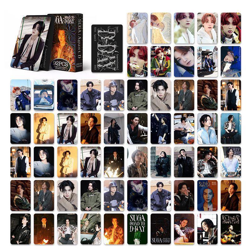 PHOTOCARDS SUGA: ROAD TO D'DAY 92 PCS (60 PHOTOCARDS + 32 STICKERS)