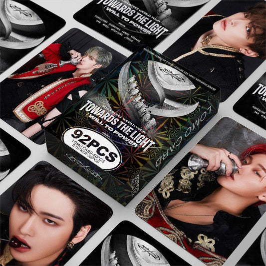 PHOTOCARDS ATEEZ 2024 TOWARDS THE LIGHTKITS 92 PCS (60 PHOTOCARDS + 32 STICKERS)