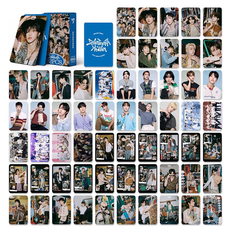 SEVENTEEN SeventeenTh KITS 92 PIECES (60 PHOTOCARDS + 32 ADHESIVES)