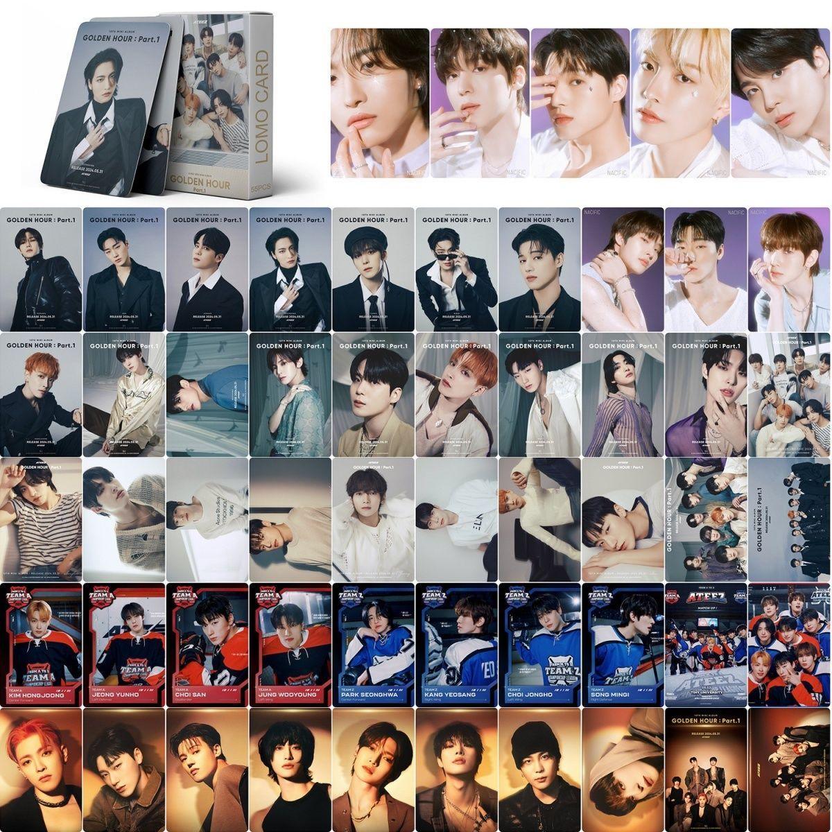 PHOTOCARDS ATEEZ GOLDEN HOUR Part. 1 55 pcs