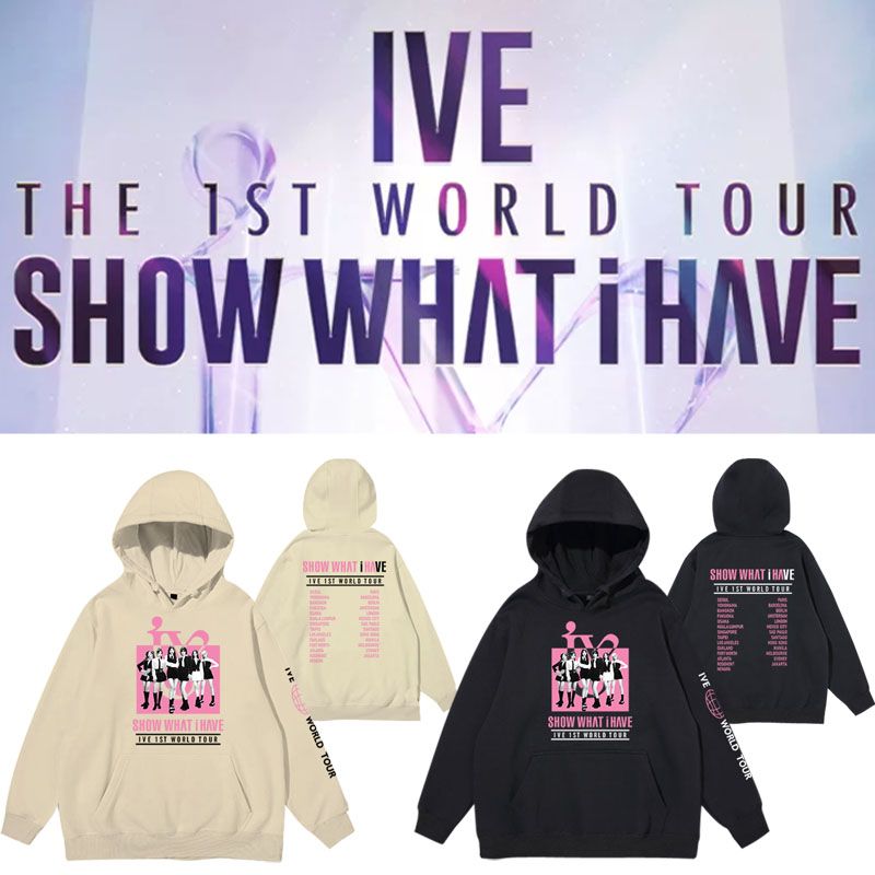 IVE MERCH 1st WORLD TOUR 2024 “ Show what I have” HOODIE