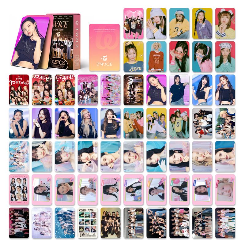 PHOTOCARDS TWICE READY TO BE - 92 PCS (60 PHOTOCARDS + 32 STICKERS)