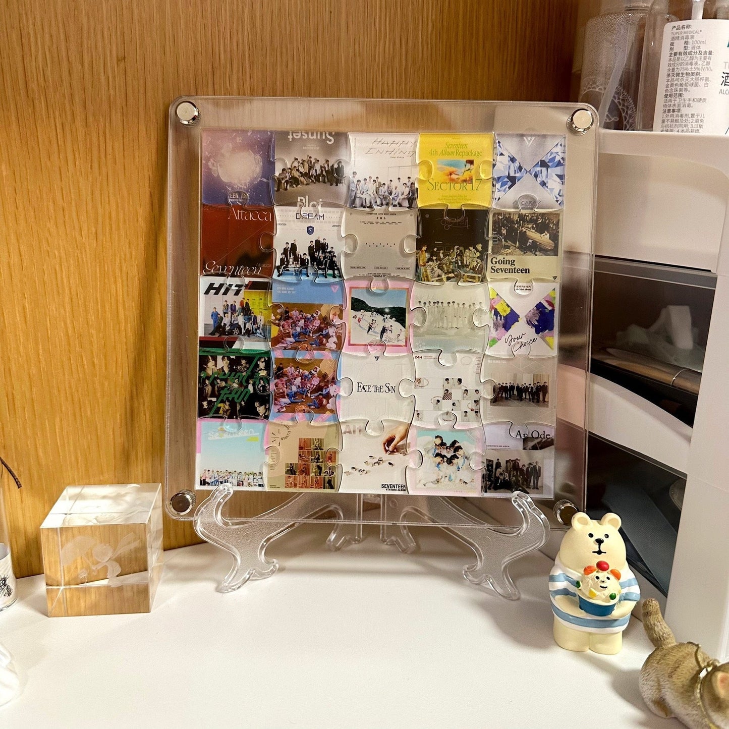 SEVENTEEN MERCH  ALBUMS DECORATIVE PUZZLE(2 sizes)