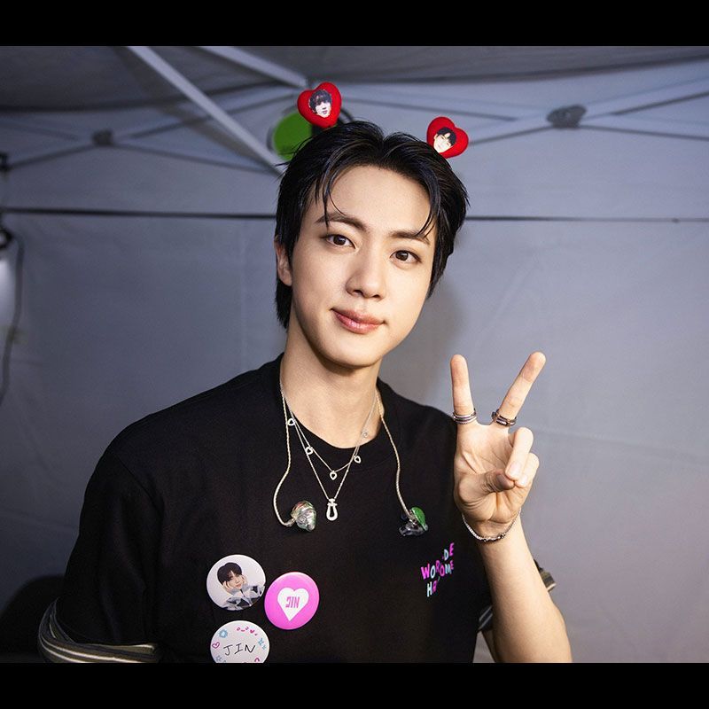 JIN RUNSEOKJIN TOUR T SHIRTS 100% COTTON