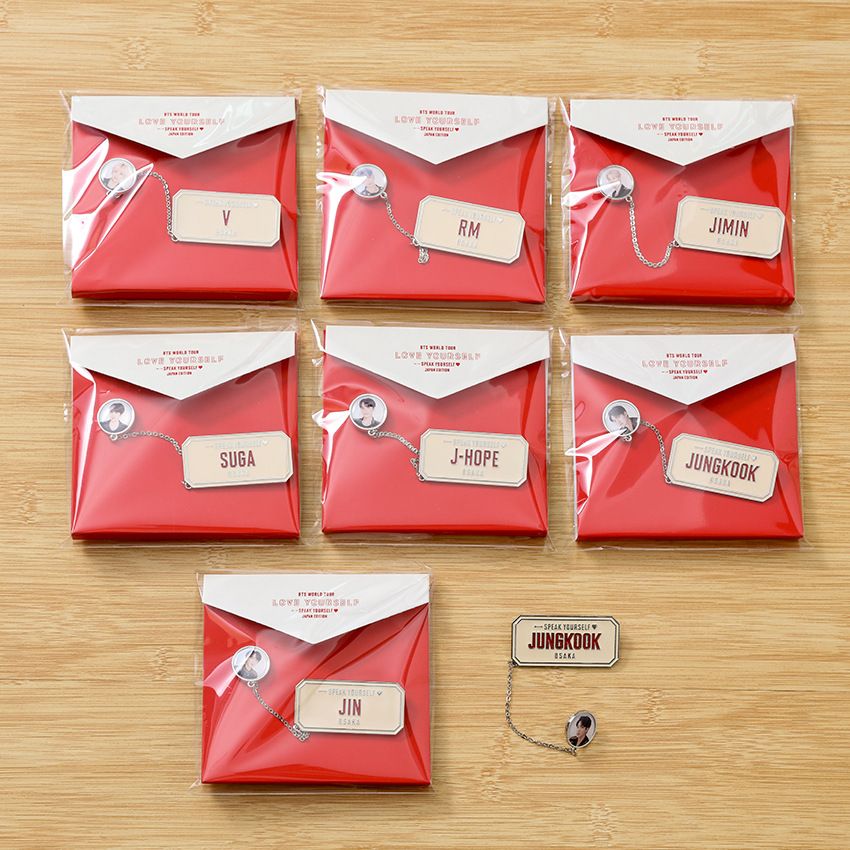 BTS MERCH LOVE YOURSELF TOUR PIN's