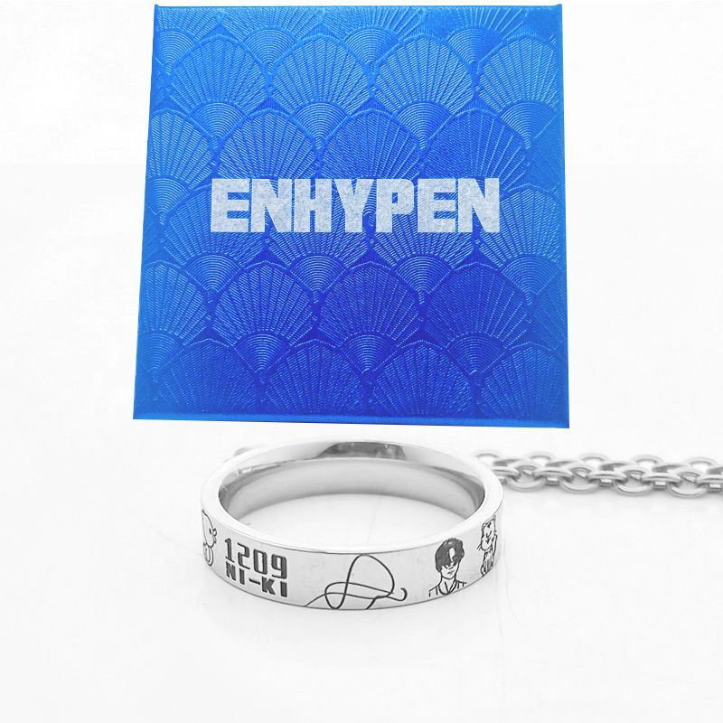 ENHYPEN NECKLACE (CHAIN + RING) all members