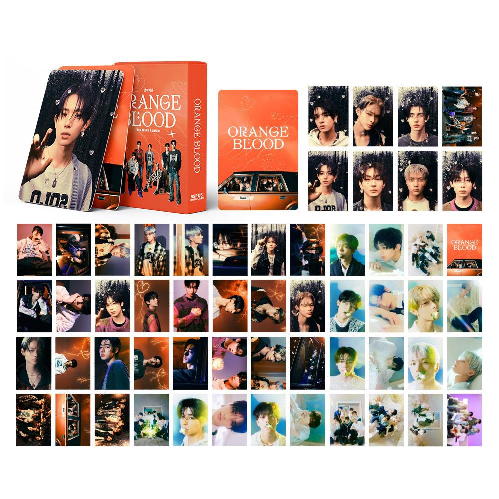 PHOTOCARDS ENHYPEN ORANGE BLOOD 55 PCS