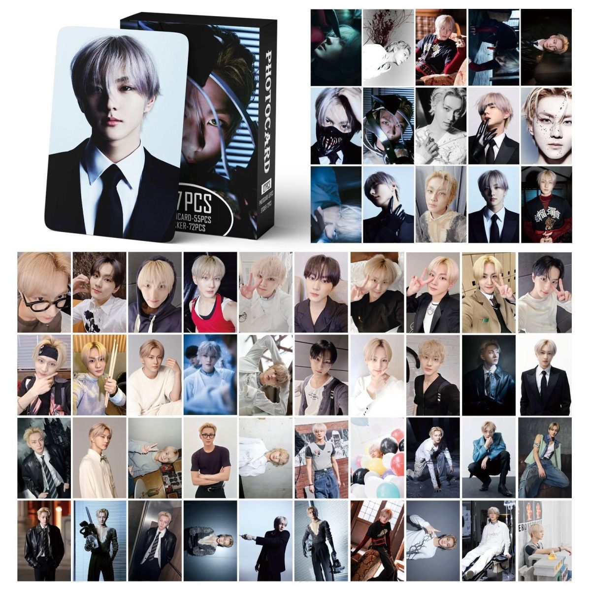 PHOTOCARDS ENHYPEN 127 PCS (55 Photocards + 72 Stickers)