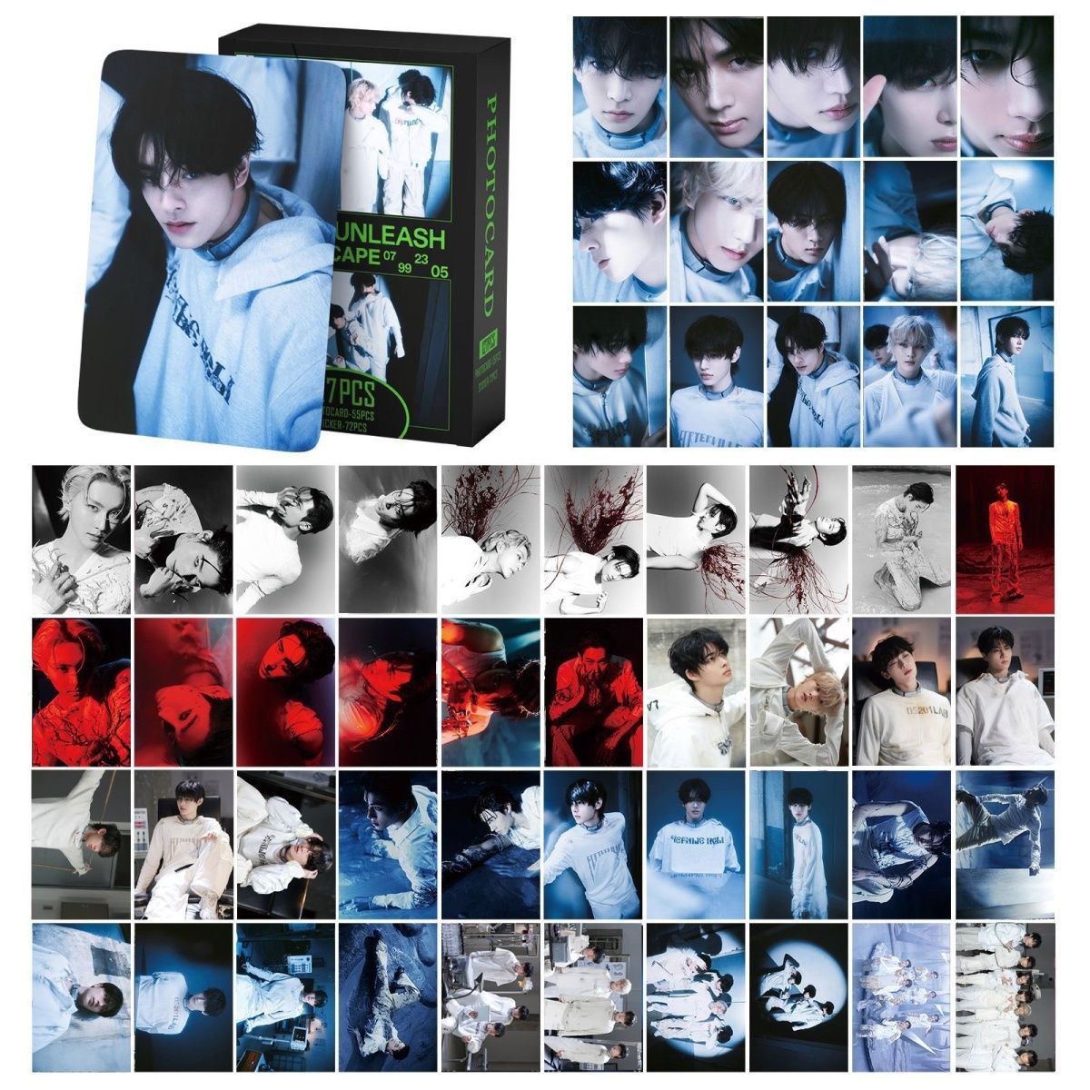 PHOTOCARDS ENHYPEN DESIRE UNLEASH 127 PCS (55 Photocards + 72 Stickers)
