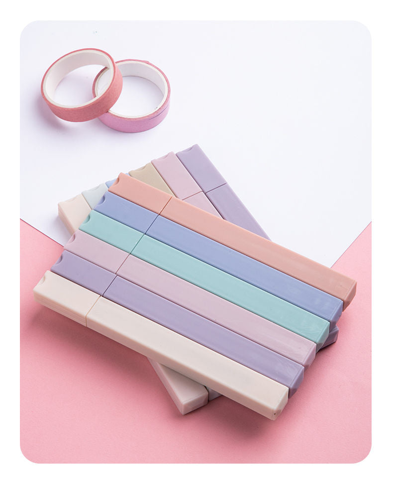 12 PASTEL COLOR HIGHLIGHTER BRUSHES SET