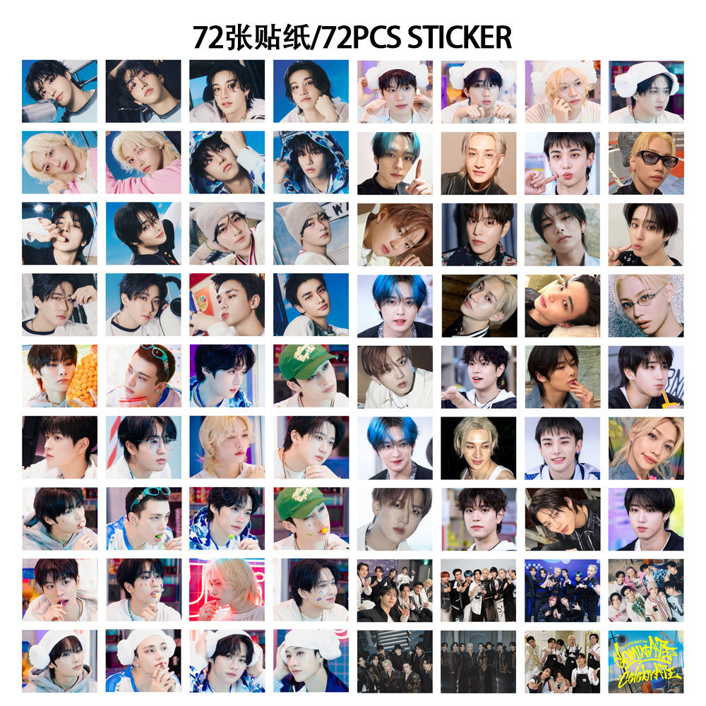 STRAY KIDS MERCH PHOTOCARDS 127 PCS DominATE CelebraATE (55 CARDS + 72 STICKERS)