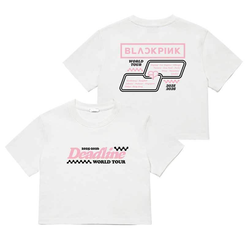BLACKPINK DEADLINE T-SHIRT/CROPPEDS 100% COTTON
