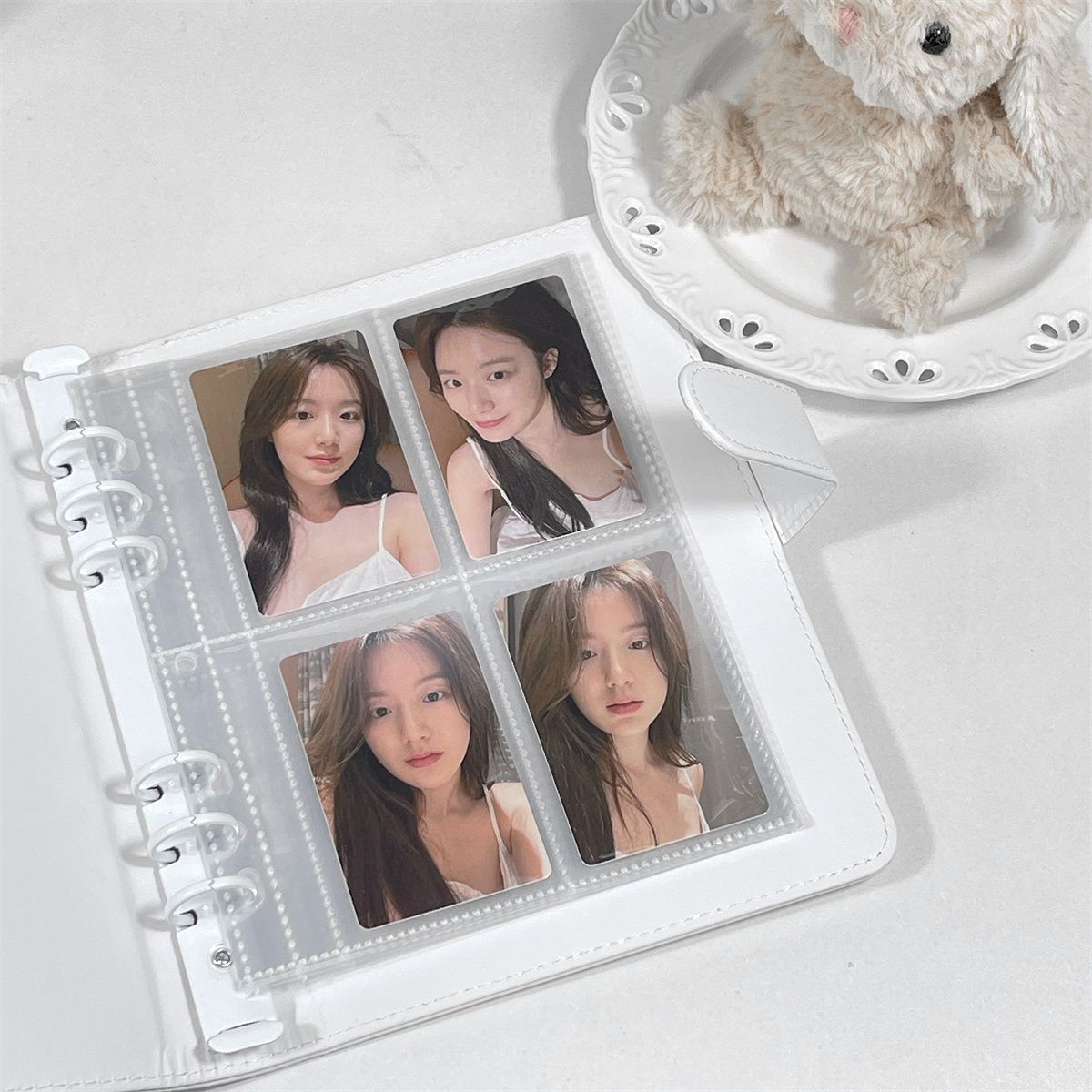 PHOTOCARD HOLDERS BINDER A5 + 20 DOUBLE-SIDED PLASTIC SHEETS (160 SPACES)