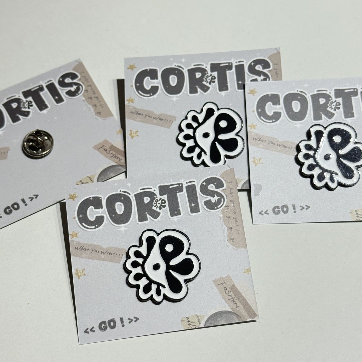 CORTIS PIN BROOCHES