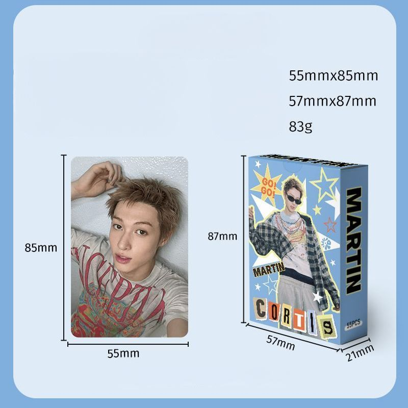 CORTIS MARTIN PHOTOCARDS 55 PCS