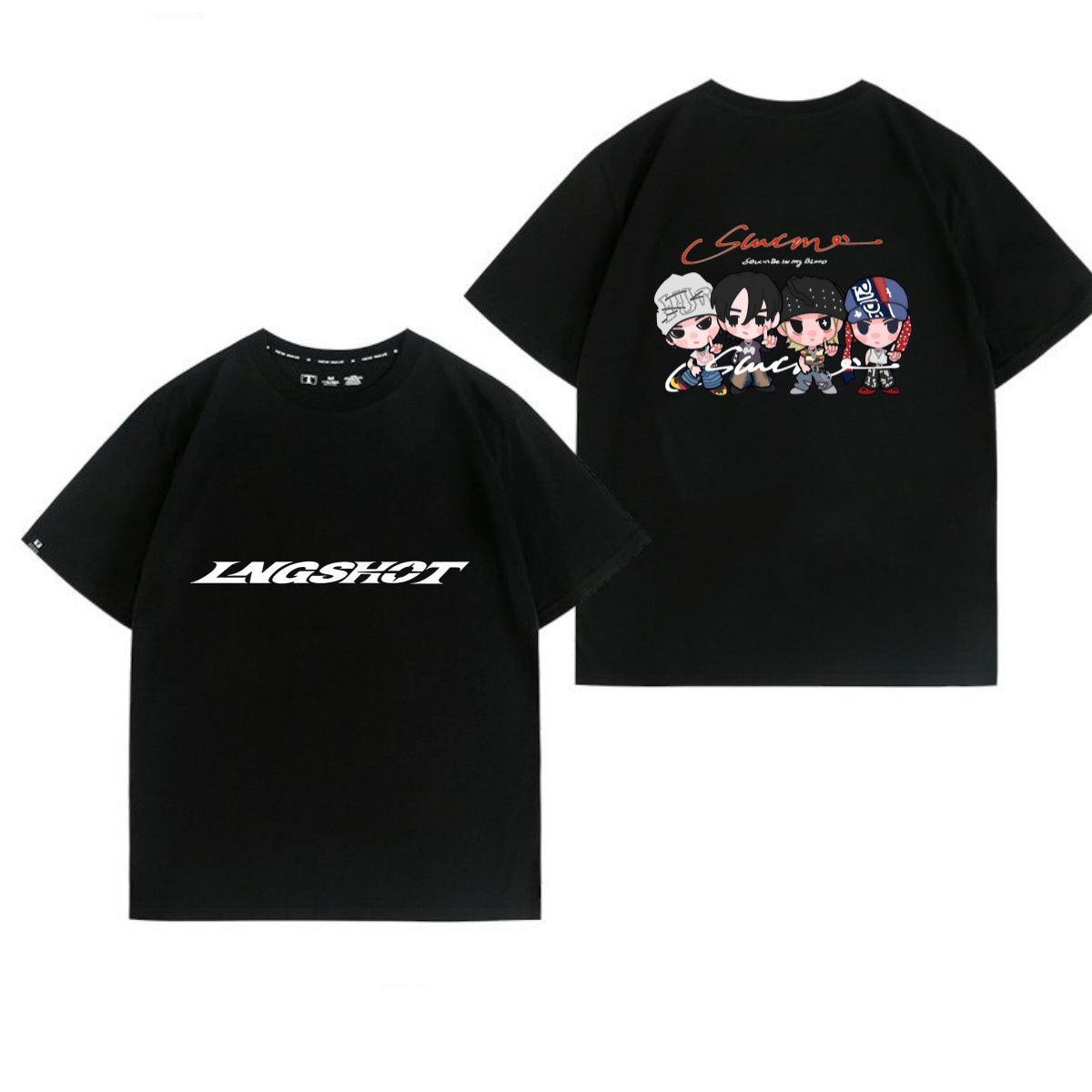 LNGSHOT T-SHIRTS 100% COTTON