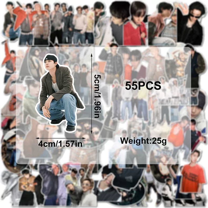 LNGSHOT STICKERS 55PCS