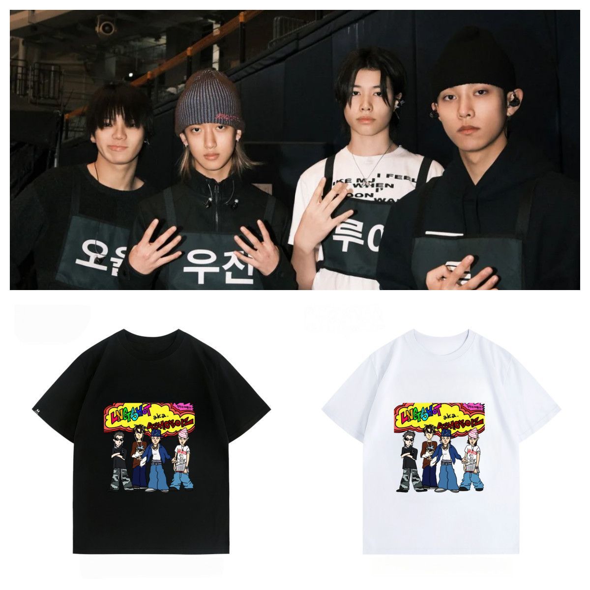 LNGSHOT T-SHIRTS 100% COTTON