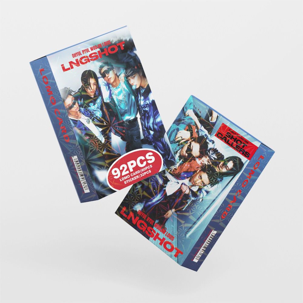 LNGSHOT PHOTOCARDS 92PCS (60 PHOTOCARDS+ 32 STICKERS)