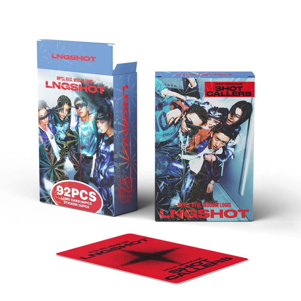 LNGSHOT PHOTOCARDS 92PCS (60 PHOTOCARDS+ 32 STICKERS)