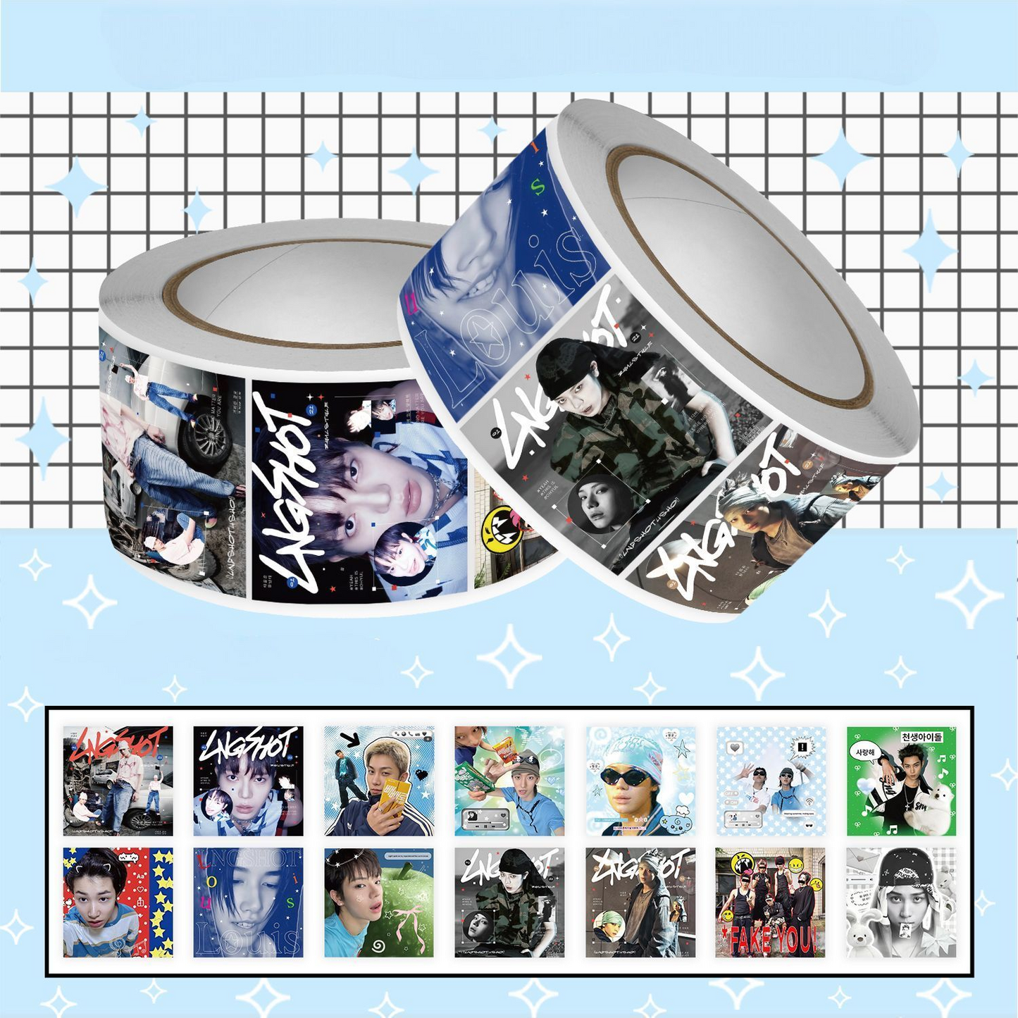 LNGSHOT STICKERS (500 stickers)