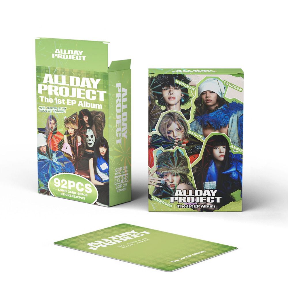 ALLDAY PROJECT PHOTOCARDS 92PCS (60 CARDS+ 32 STICKERS)