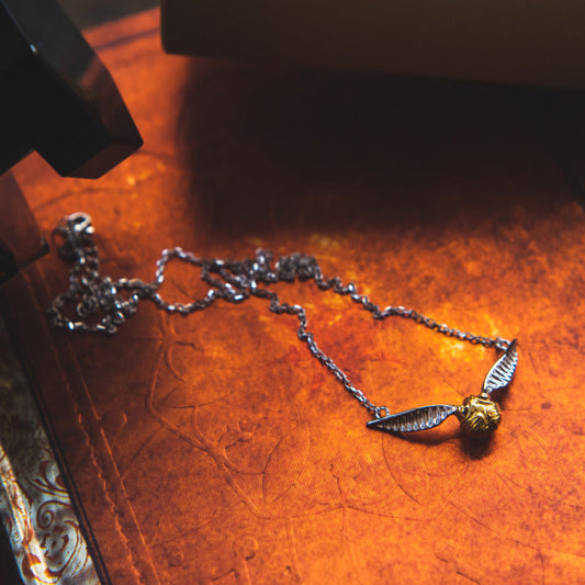 Harry Potter Golden Snitch Necklace 925 Silver