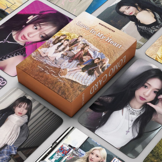 BABYMONSTER PHOTOCARDS LOVE IN MY HEART 55PCS