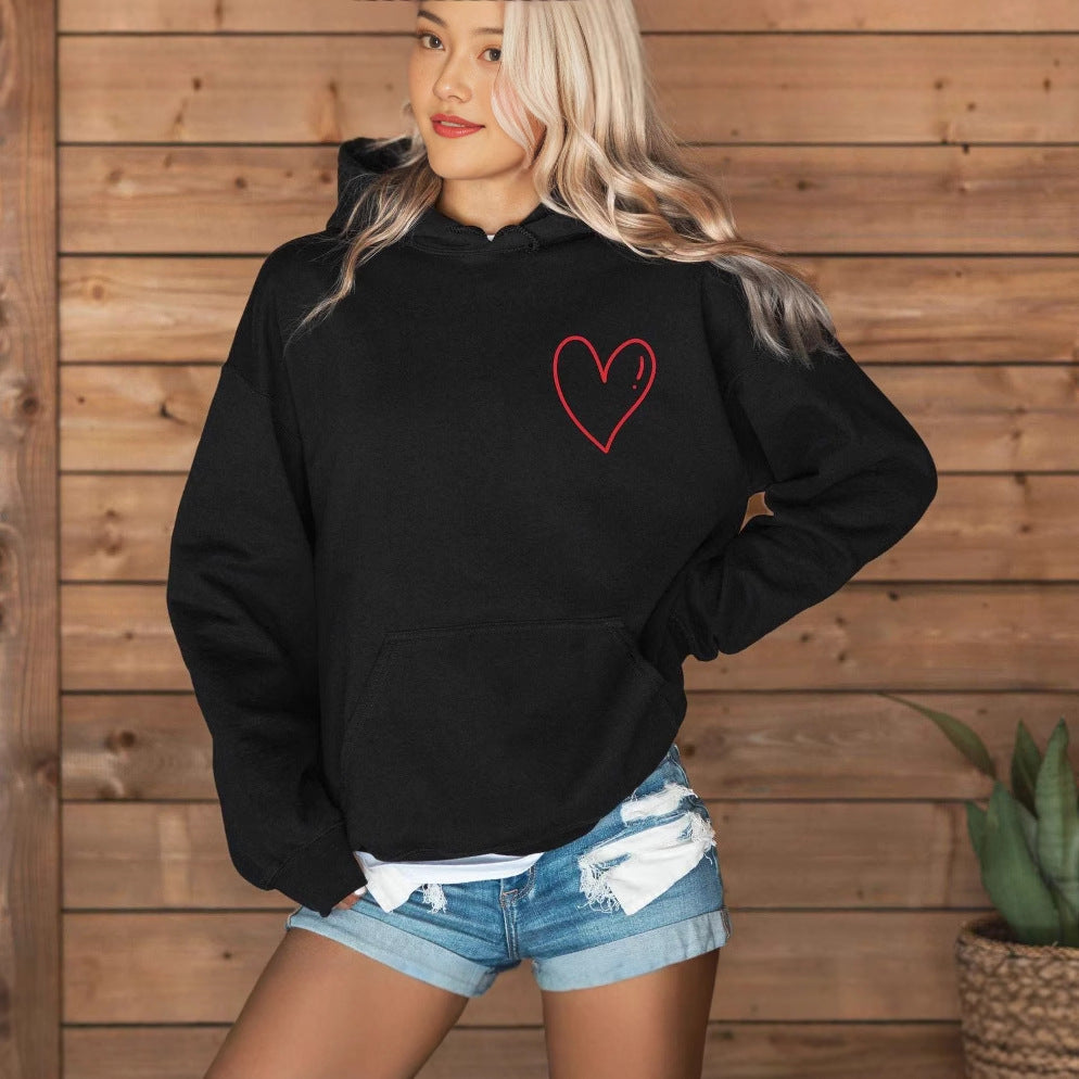 HEART MINIMALIST HOODIE