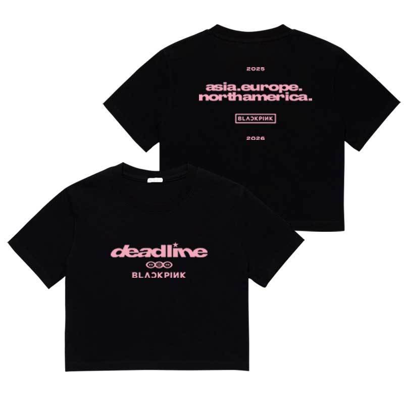 BLACKPINK DEADLINE T-SHIRT/CROPPEDS 100% COTTON