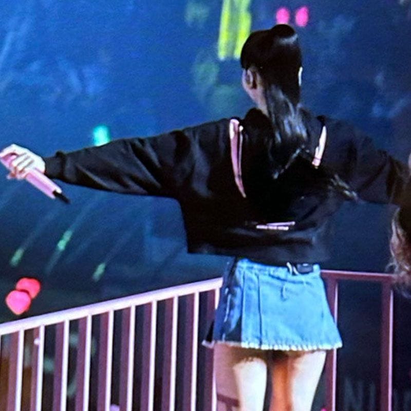 BLACKPINK BORN PINK CROPPED HOODIE