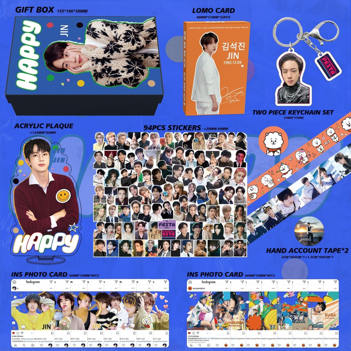 BTS JIN HAPPY GIFT BOX