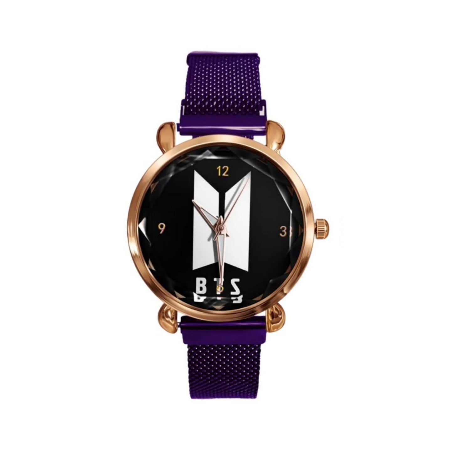 BTS ARMY WATCHES WITH STAINLESS STEEL STRAP - 3 COLOR OPTIONS!✨