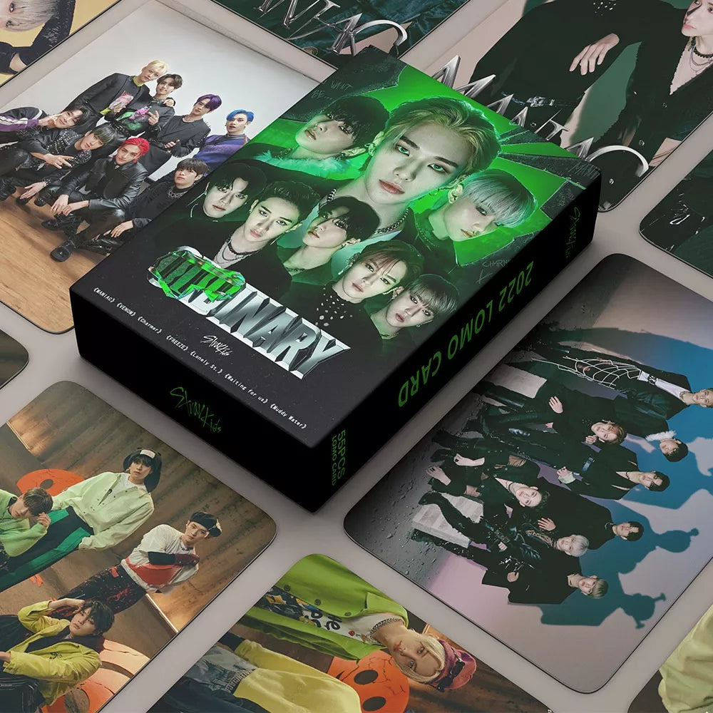 STRAY KIDS PHOTOCARDS DO IT, KARMA, ATE, HOP, GIANT, 5 STAR, MANIAC, MAXIDENT + VARIOUS OPTIONS!✨ (55 PCS)