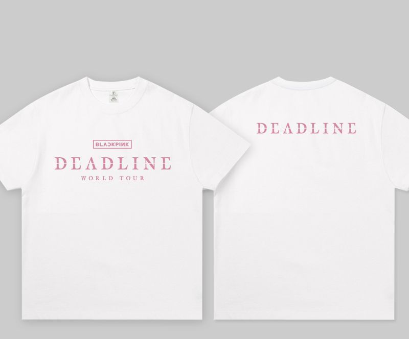 BLACKPINK DEADLINE T-SHIRTS 100% COTTON