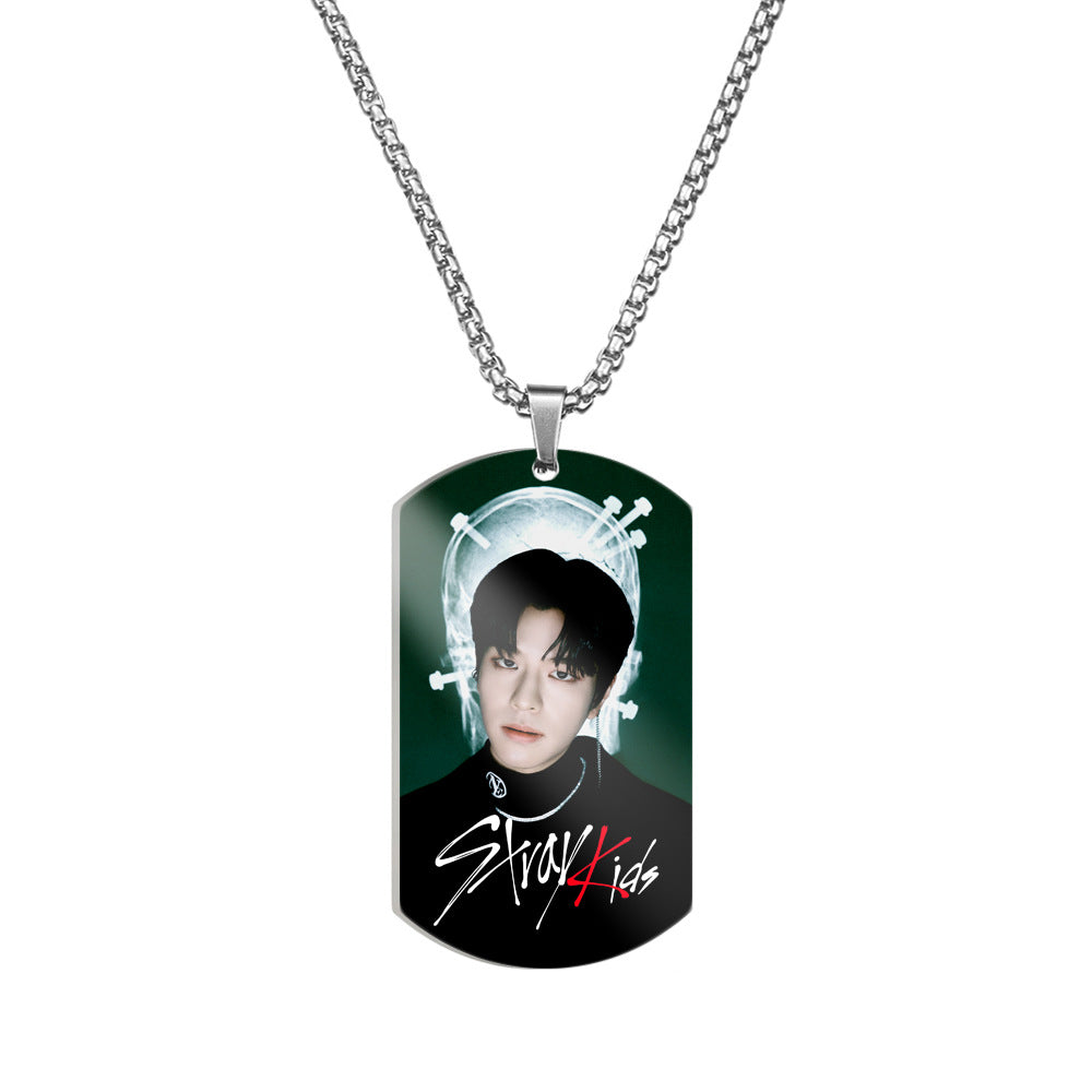 STRAY KIDS NECKLACE STAINLESS STEEL