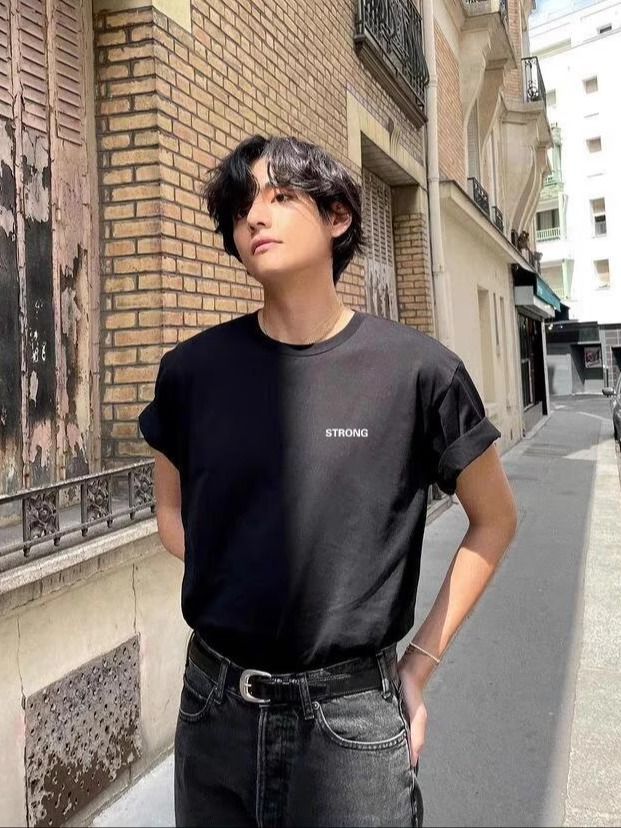 BTS V T-SHIRT 100% COTTON