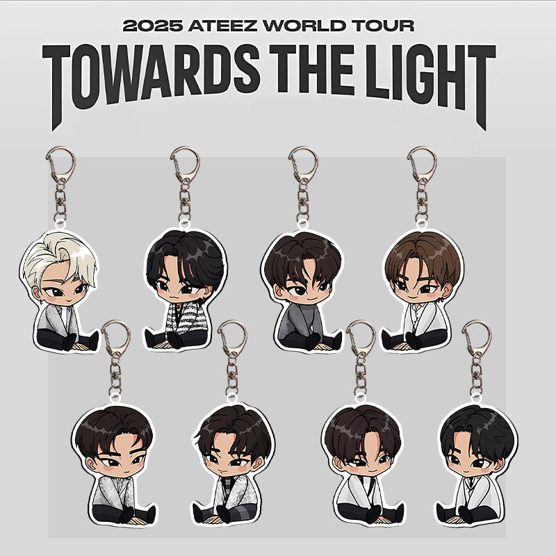 ATEEZ MERCH ACRYLIC KEYRINGS