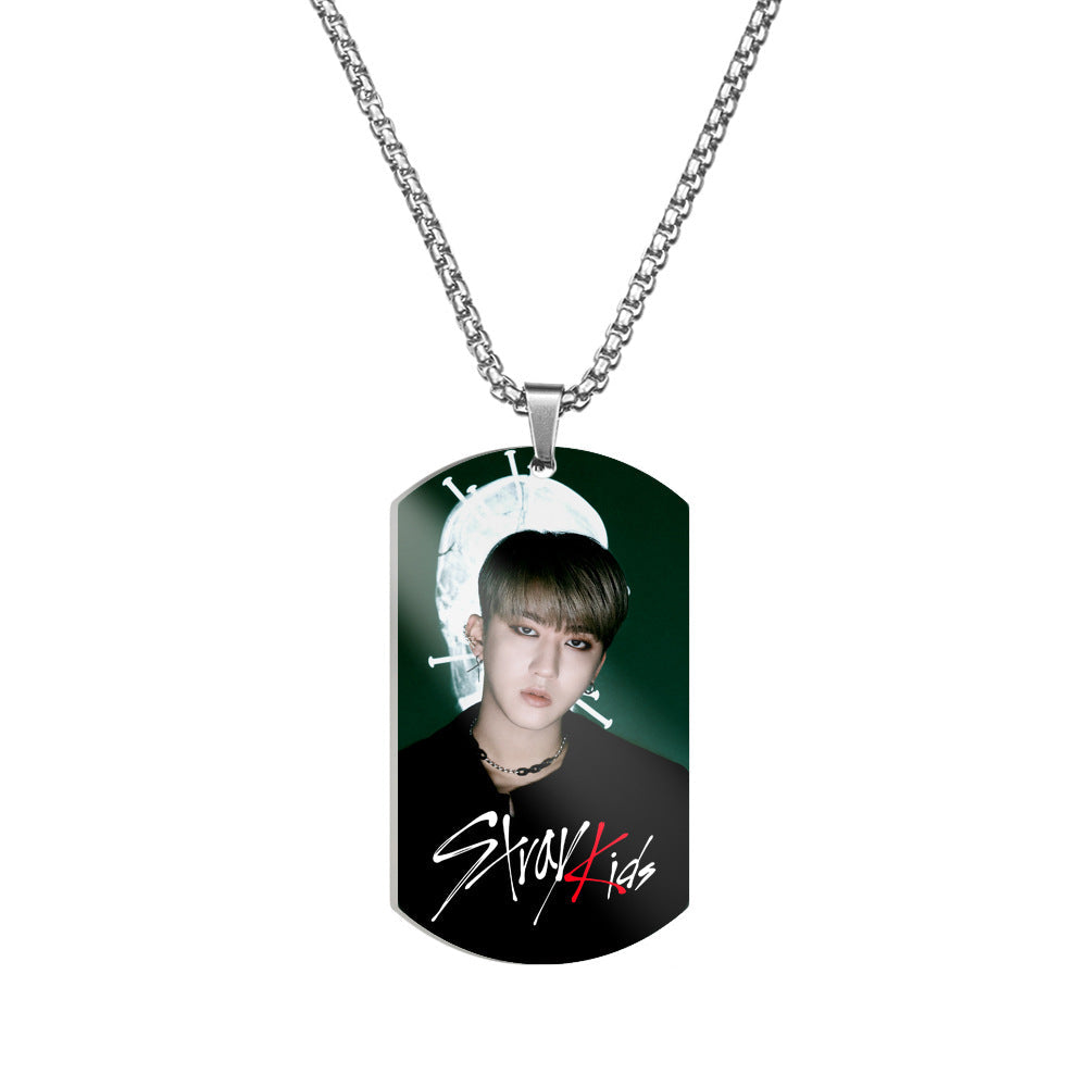 STRAY KIDS NECKLACE STAINLESS STEEL